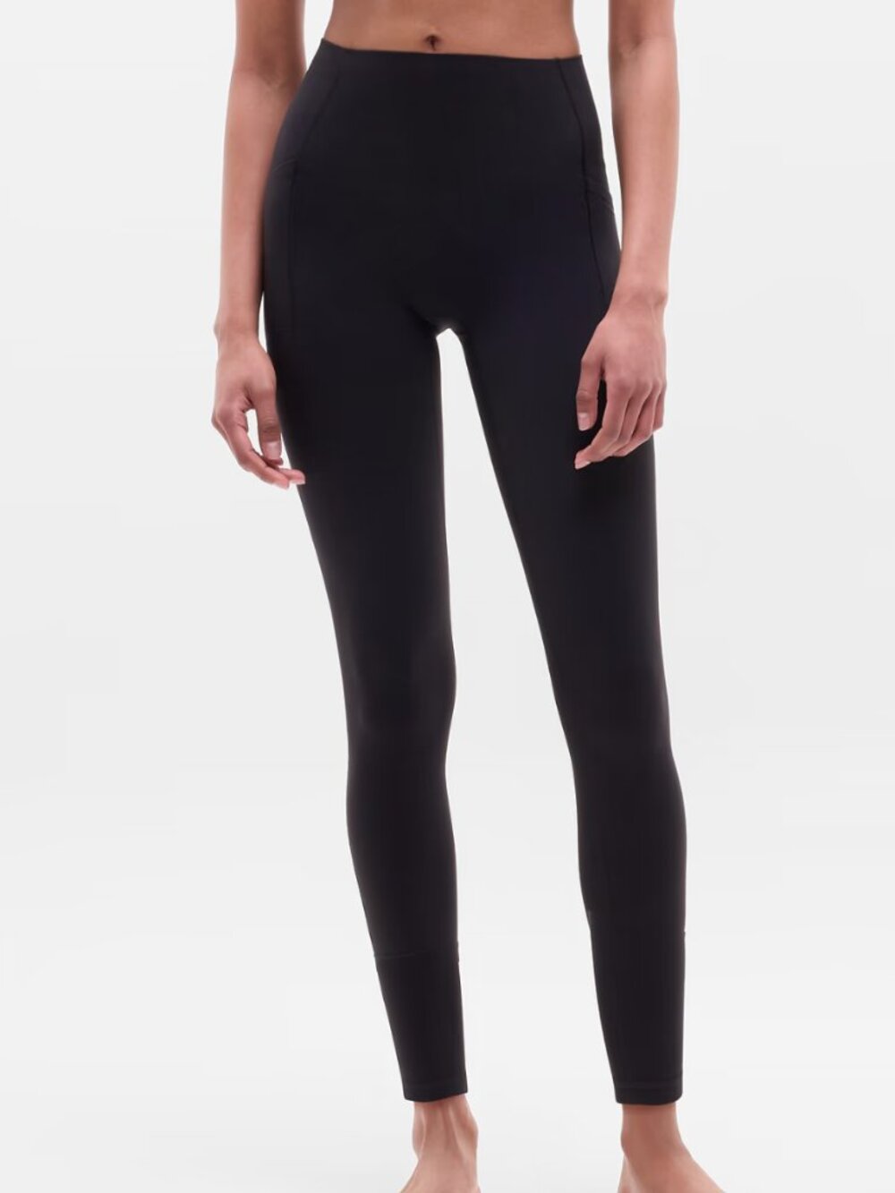 Athleta Salutation Stash Smooth Rise Legging - Black